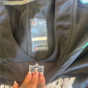 NFL On Field Black and Green Jersey